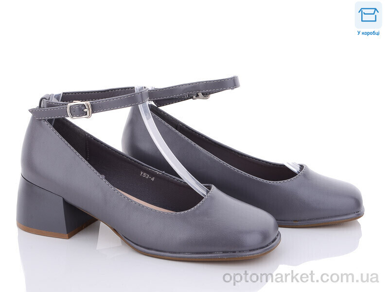 Купить Туфлі жіночі Y53-4 L&M сірий, фото 1