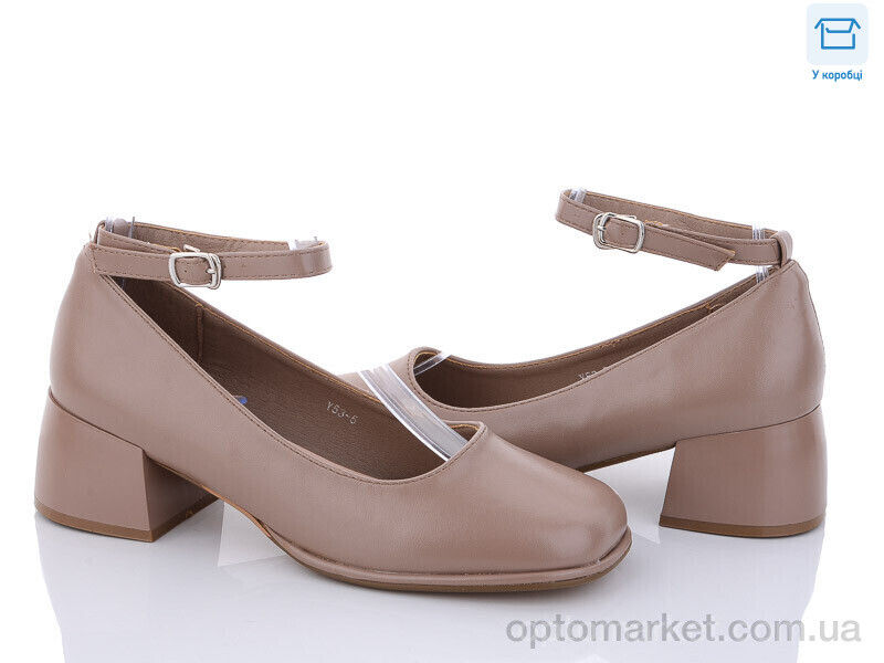 Купить Туфлі жіночі Y53-5 L&M коричневий, фото 1