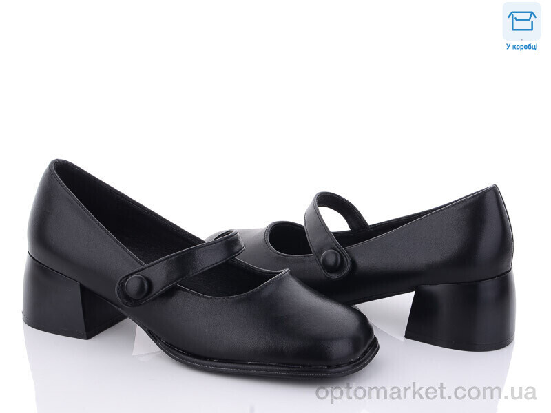 Купить Туфлі жіночі Y54-1 L&M чорний, фото 1