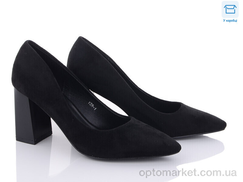 Купить Туфлі жіночі Y55-1 L&M чорний, фото 1