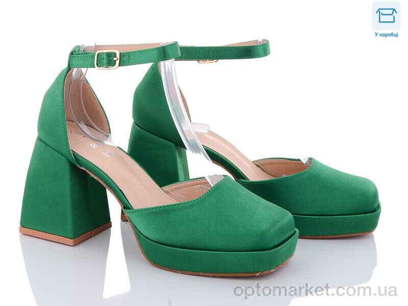 Купить Туфлі жіночі Y56-8 L&M зелений, фото 1