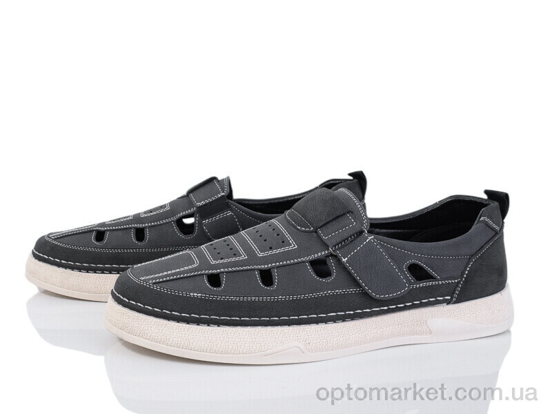 Купить Туфлі чоловічі Y560-5 Tengbo сірий, фото 1