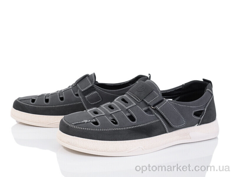 Купить Туфлі чоловічі Y563-5 Tengbo сірий, фото 1