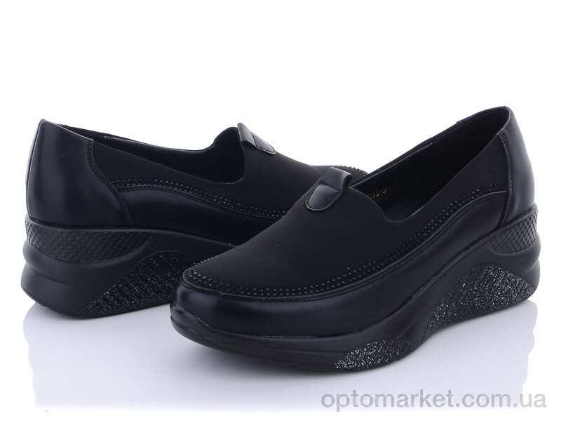 Купить Туфлі жіночі Y593-5 Yimeili чорний, фото 1