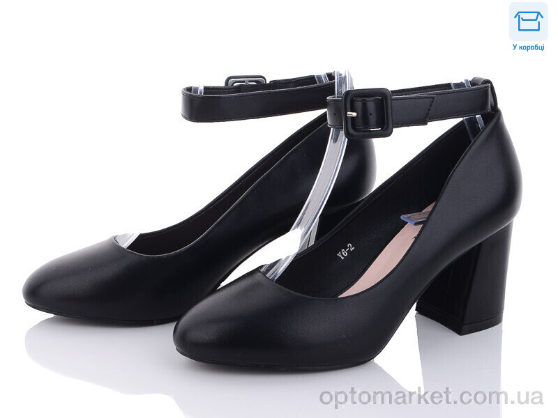 Купить Туфлі жіночі Y6-2 L&M чорний, фото 1