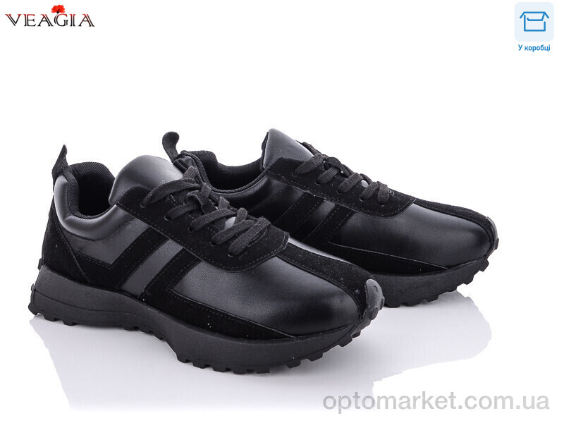 Купить Кросівки жіночі Y61-1 Veagia чорний, фото 1