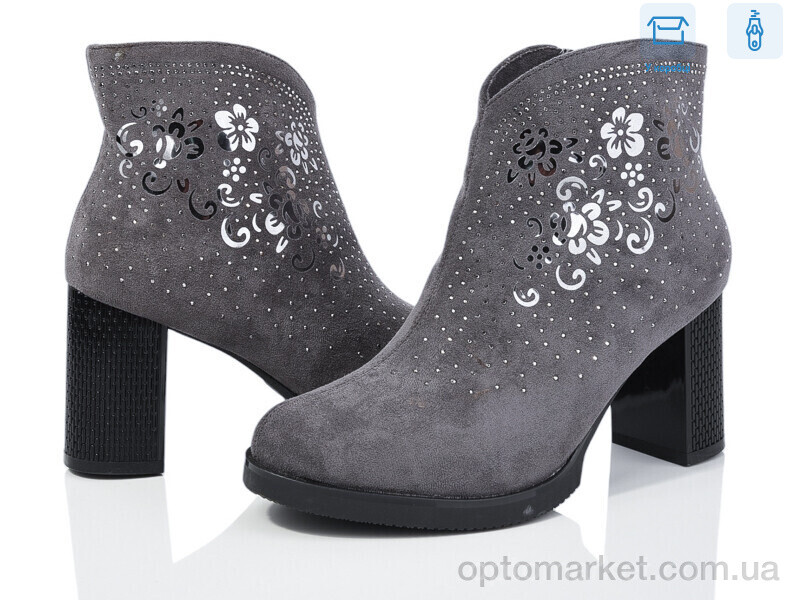 Купить Черевики жіночі Y635-6 Yimeili сірий, фото 1