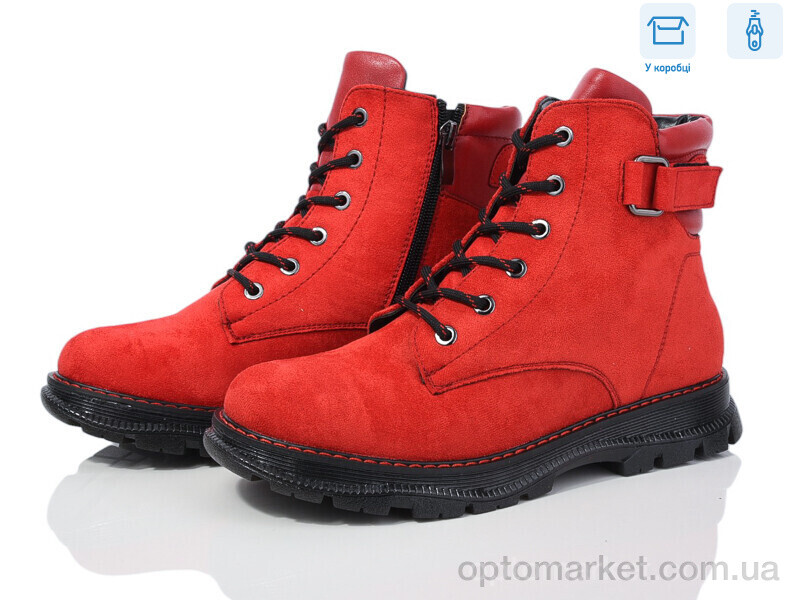 Купить Черевики жіночі Y671-7 Yimeili червоний, фото 1