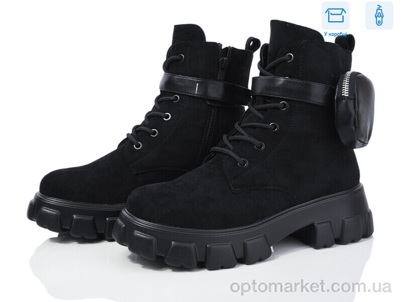 Купить Черевики жіночі Y679-2 Yimeili чорний, фото 1