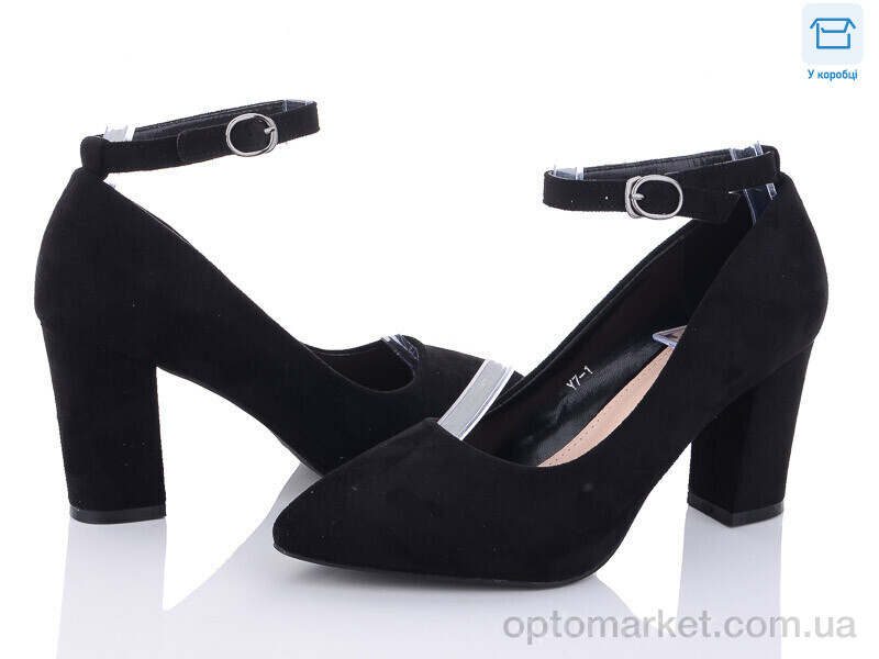 Купить Туфлі жіночі Y7-1 L&M чорний, фото 1