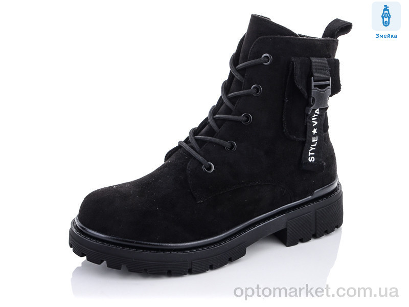 Купить Ботинки женские Y707-2 Yimeili черный, фото 1