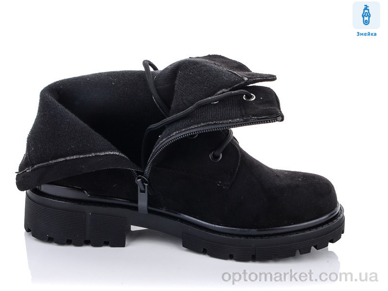 Купить Ботинки женские Y707-2 Yimeili черный, фото 2