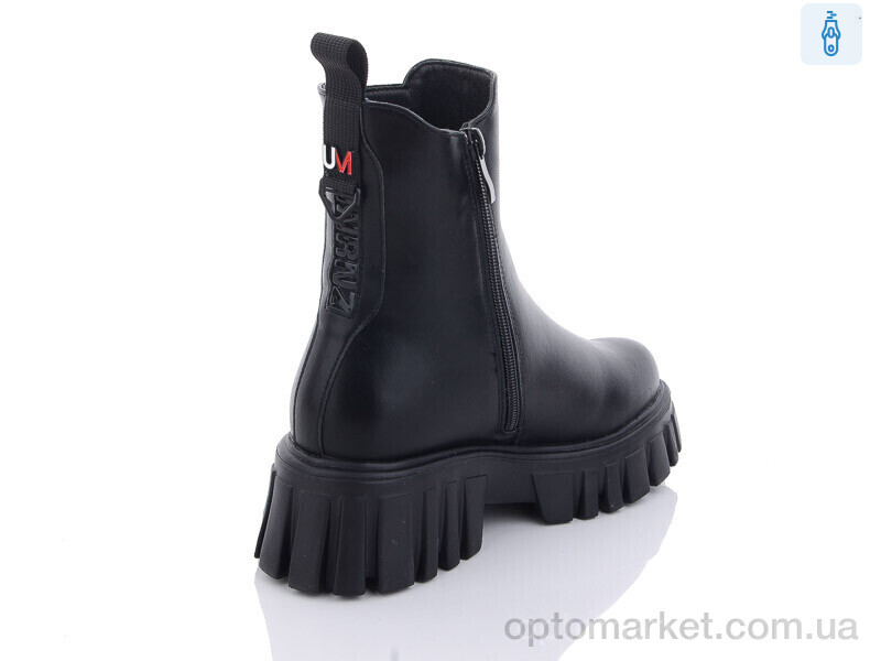 Купить Черевики жіночі Y720-5 Yimeili чорний, фото 2