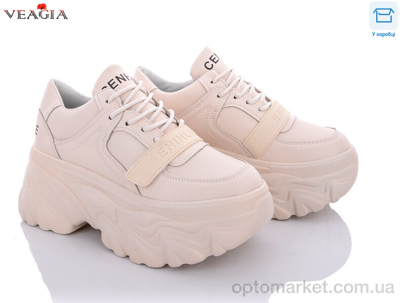 Купить Кросівки жіночі Y73-3 Veagia бежевий, фото 1