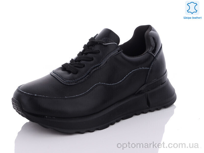 Купить Кросівки жіночі Y736-1 black Yimeili чорний, фото 1