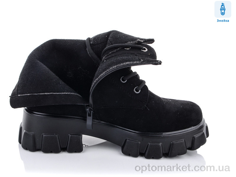 Купить Ботинки женские Y738-2 Yimeili черный, фото 2
