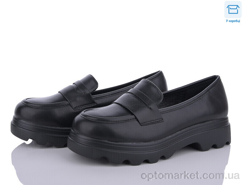 Купить Туфлі жіночі Y74-2 L&M чорний, фото 1