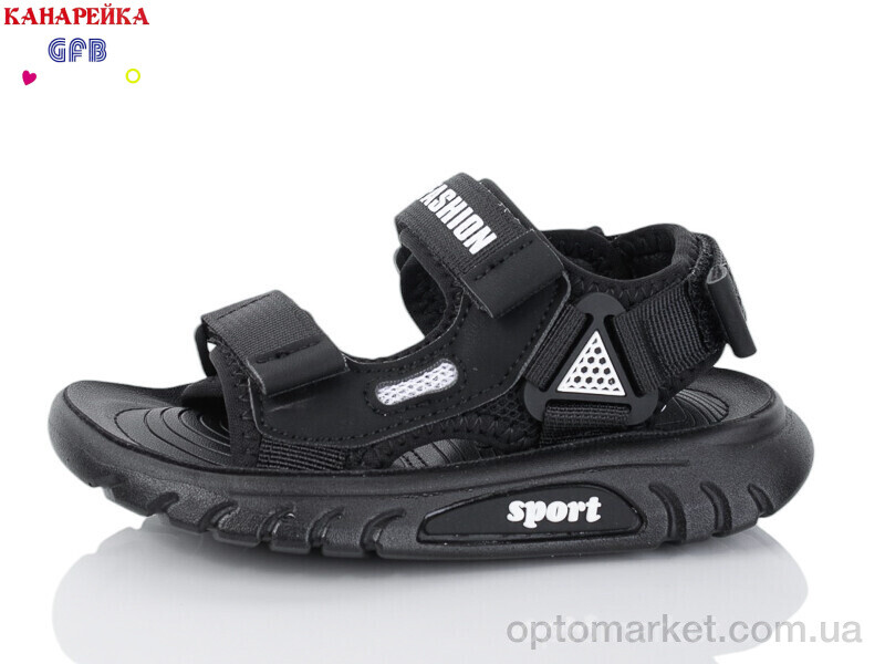 Купить Сандалі дитячі Y7526-1 Канарейка чорний, фото 1