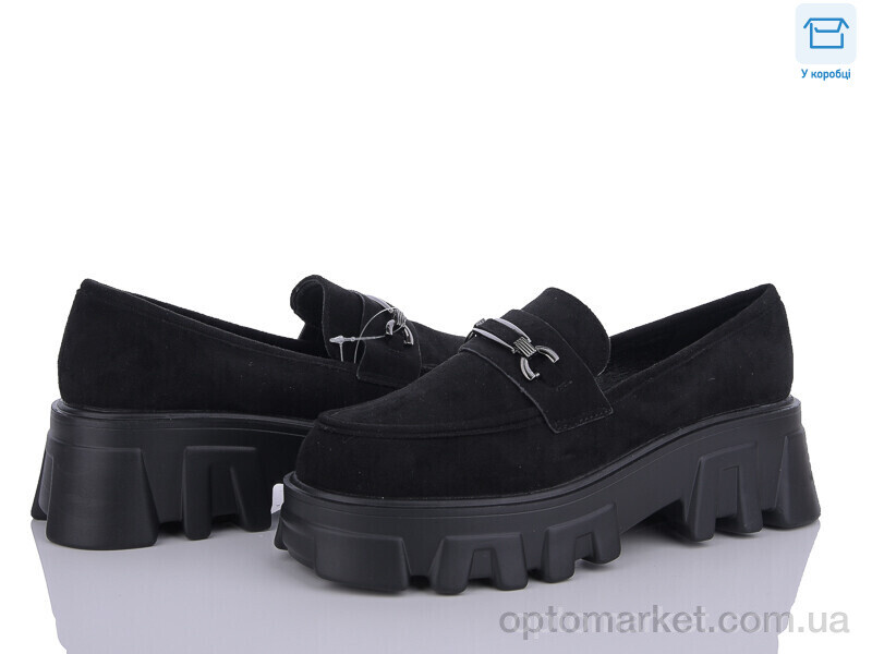 Купить Туфлі жіночі Y76-1 L&M чорний, фото 1