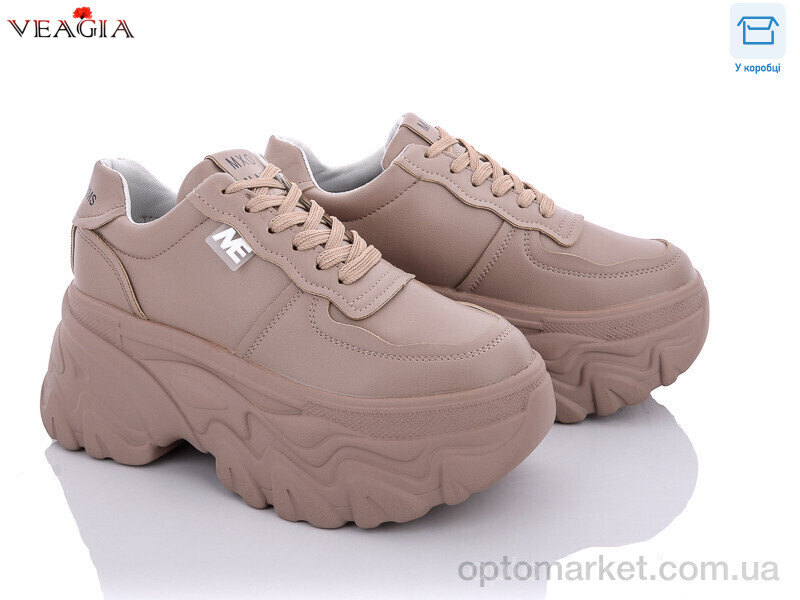 Купить Кросівки жіночі Y77-5 Veagia коричневий, фото 1