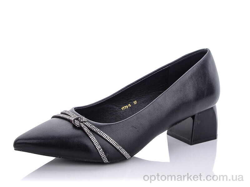 Купить Туфлі жіночі Y779-5 Yimeili чорний, фото 1