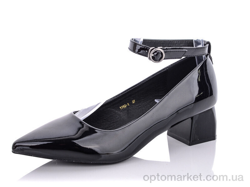 Купить Туфлі жіночі Y782-1 Yimeili чорний, фото 1