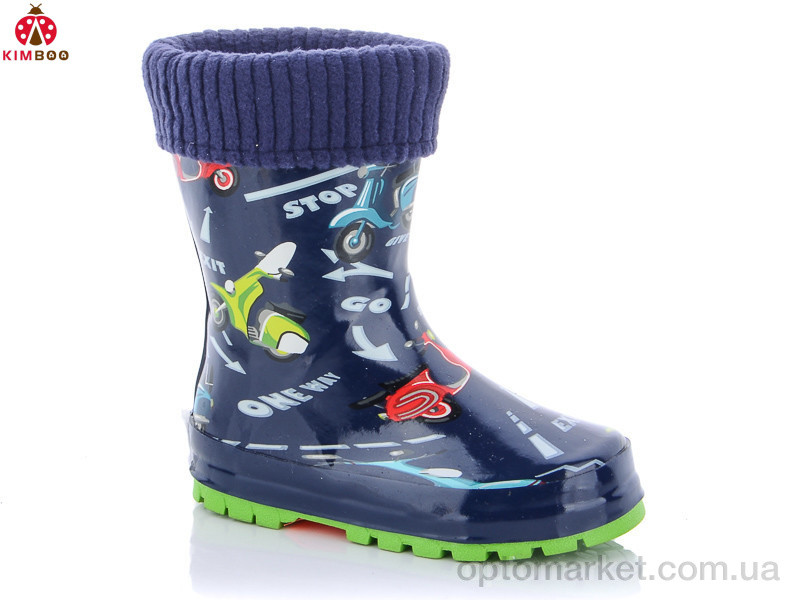 Купить Резиновая обувь детские Y80-1 Kimbo-o синий, фото 1