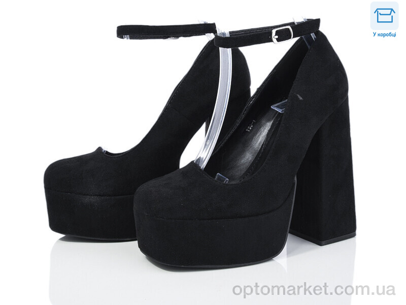 Купить Туфлі жіночі Y80-1 L&M чорний, фото 1