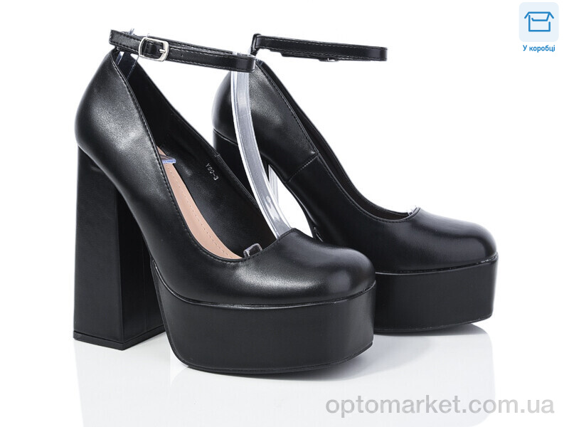 Купить Туфлі жіночі Y80-3 L&M чорний, фото 1
