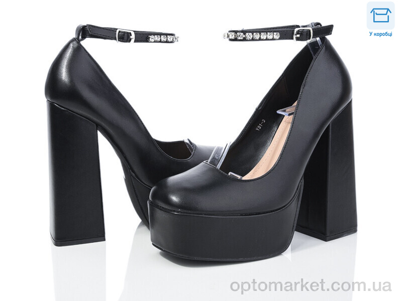 Купить Туфлі жіночі Y81-3 L&M чорний, фото 1