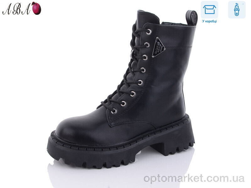 Купить Черевики жіночі Y82 Girnaive чорний, фото 1