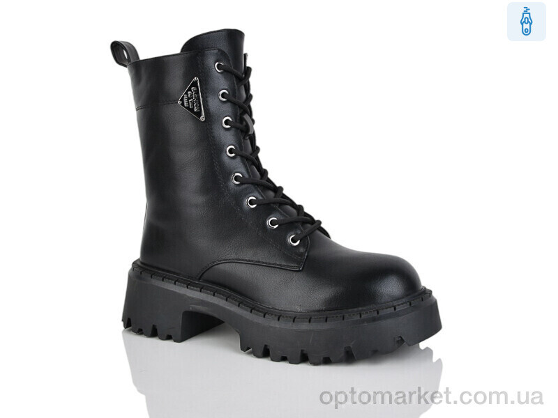 Купить Черевики жіночі Y82 Girnaive чорний, фото 1