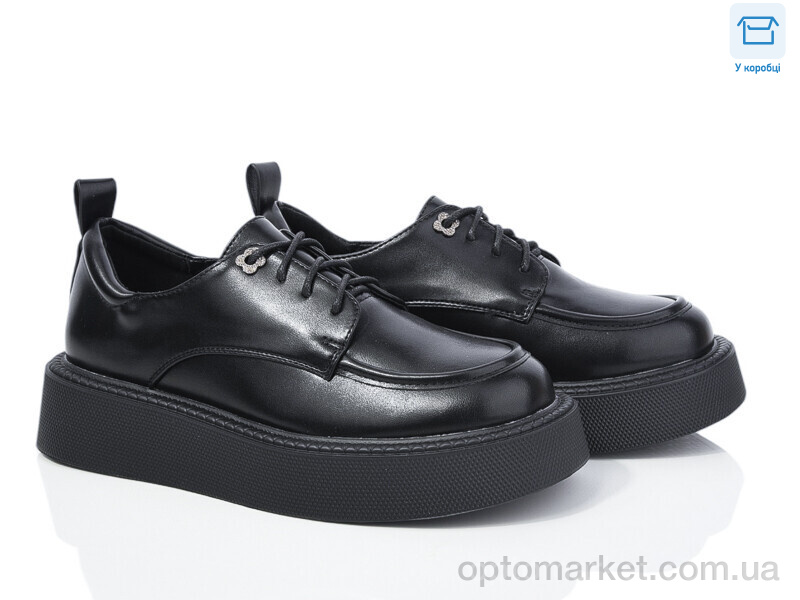 Купить Туфлі жіночі Y86-4 L&M чорний, фото 1