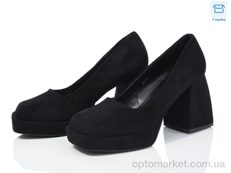 Купить Туфлі жіночі Y91-1 L&M чорний, фото 1