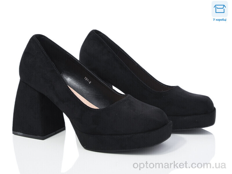Купить Туфлі жіночі Y91-2 L&M чорний, фото 1