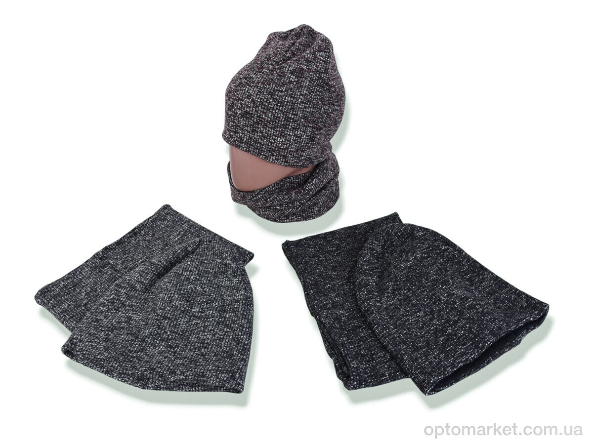 Купить Шапка жіночі Y930-1 (шапка+баф) mix Red Hat мікс, фото 1