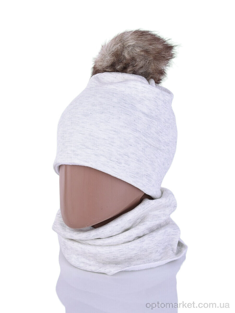 Купить Шапка жіночі Y940-1 (шапка+баф) beige Red Hat бежевий, фото 1