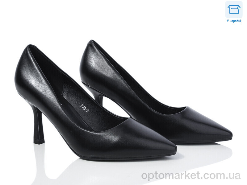 Купить Туфлі жіночі Y96-3 L&M чорний, фото 1