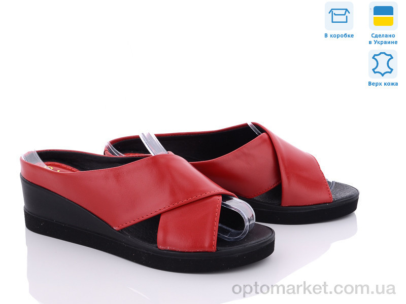 Купить Шльопанці жіночі Яна червоний Golden Natali червоний, фото 1