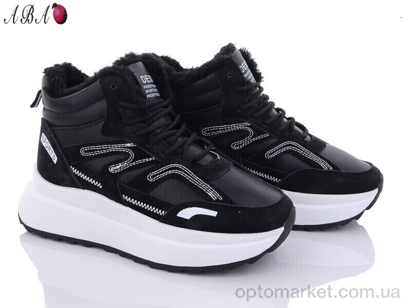 Купить Черевики жіночі YB022-1 Aba чорний, фото 1