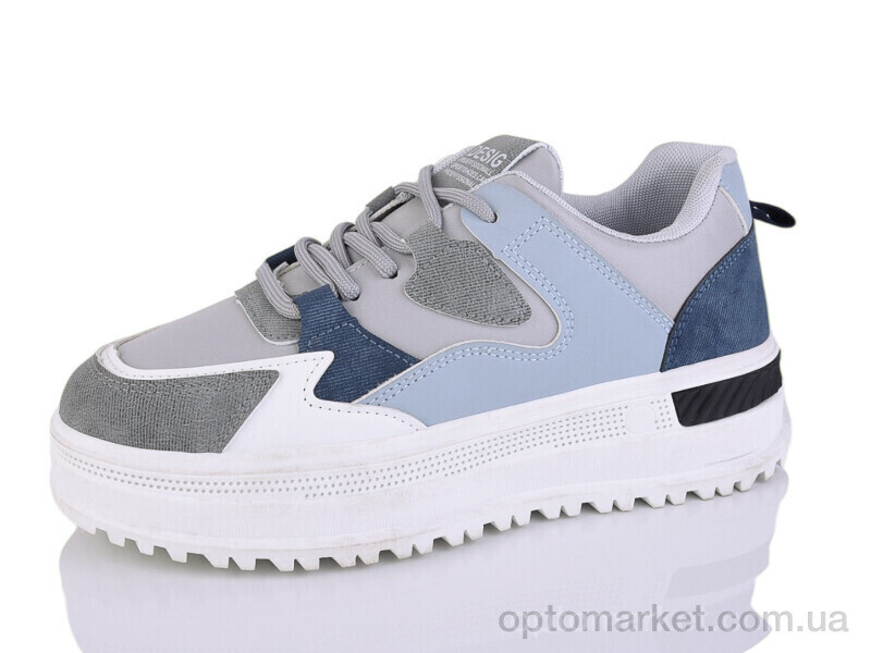 Купить Кросівки жіночі YB043-1 YiYi сірий, фото 1