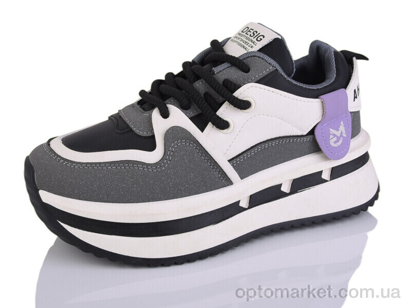 Купить Кросівки жіночі YB048-4 YiYi сірий, фото 1