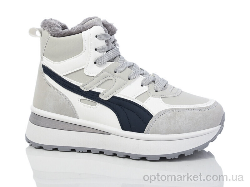 Купить Кросівки жіночі YB054-4 YiYi сірий, фото 1