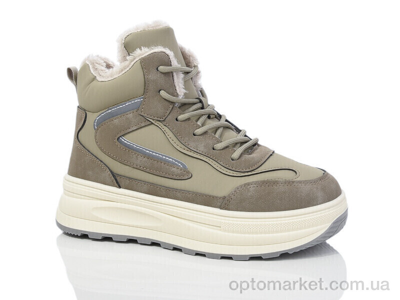 Купить Кросівки жіночі YB064-4 YiYi хакі, фото 1