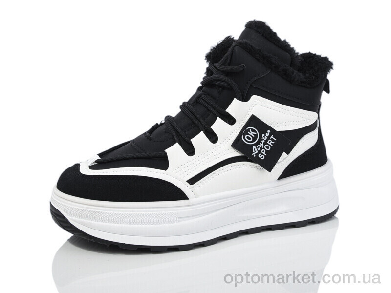 Купить Кросівки жіночі YB068-1 YiYi чорний, фото 1