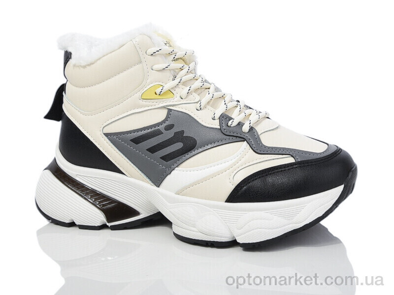 Купить Кросівки жіночі YB072-3 YiYi бежевий, фото 1