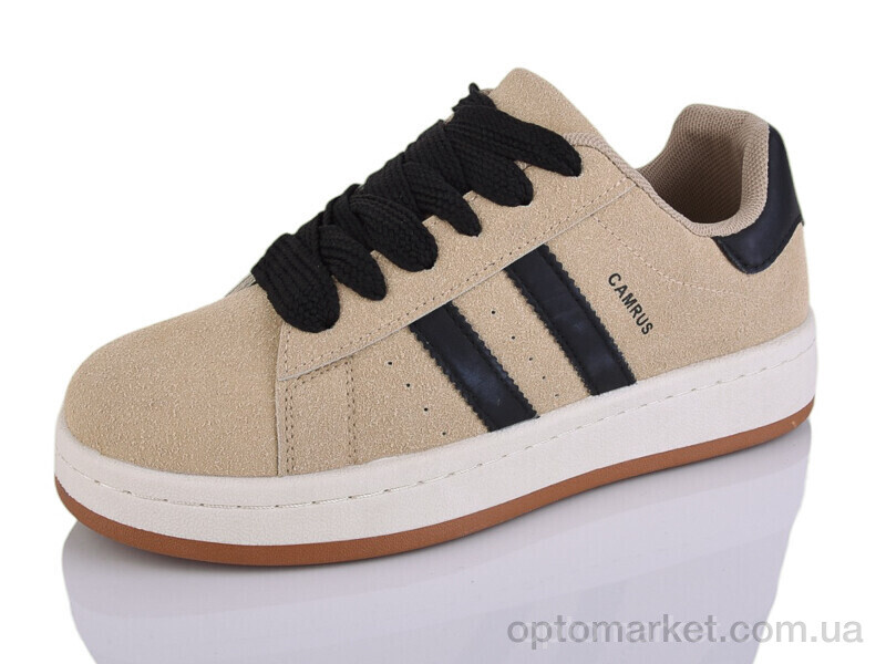 Купить Кросівки жіночі YB077-4 YiYi бежевий, фото 1