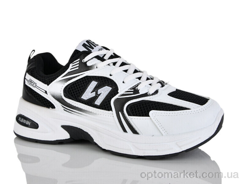 Купить Кросівки жіночі YB079-3 white-black Ok Shoes чорний, фото 1