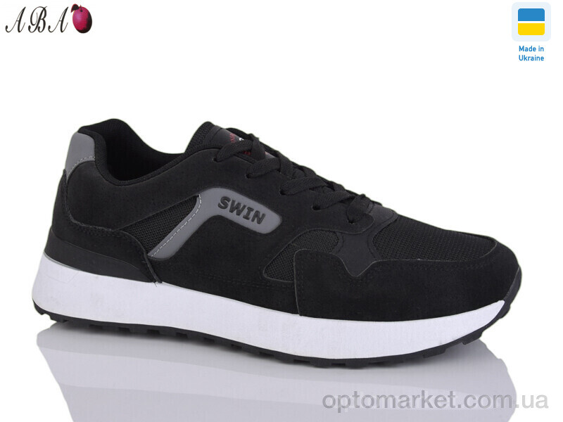 Купить Кросівки чоловічі YB1328-2 Swin чорний, фото 1
