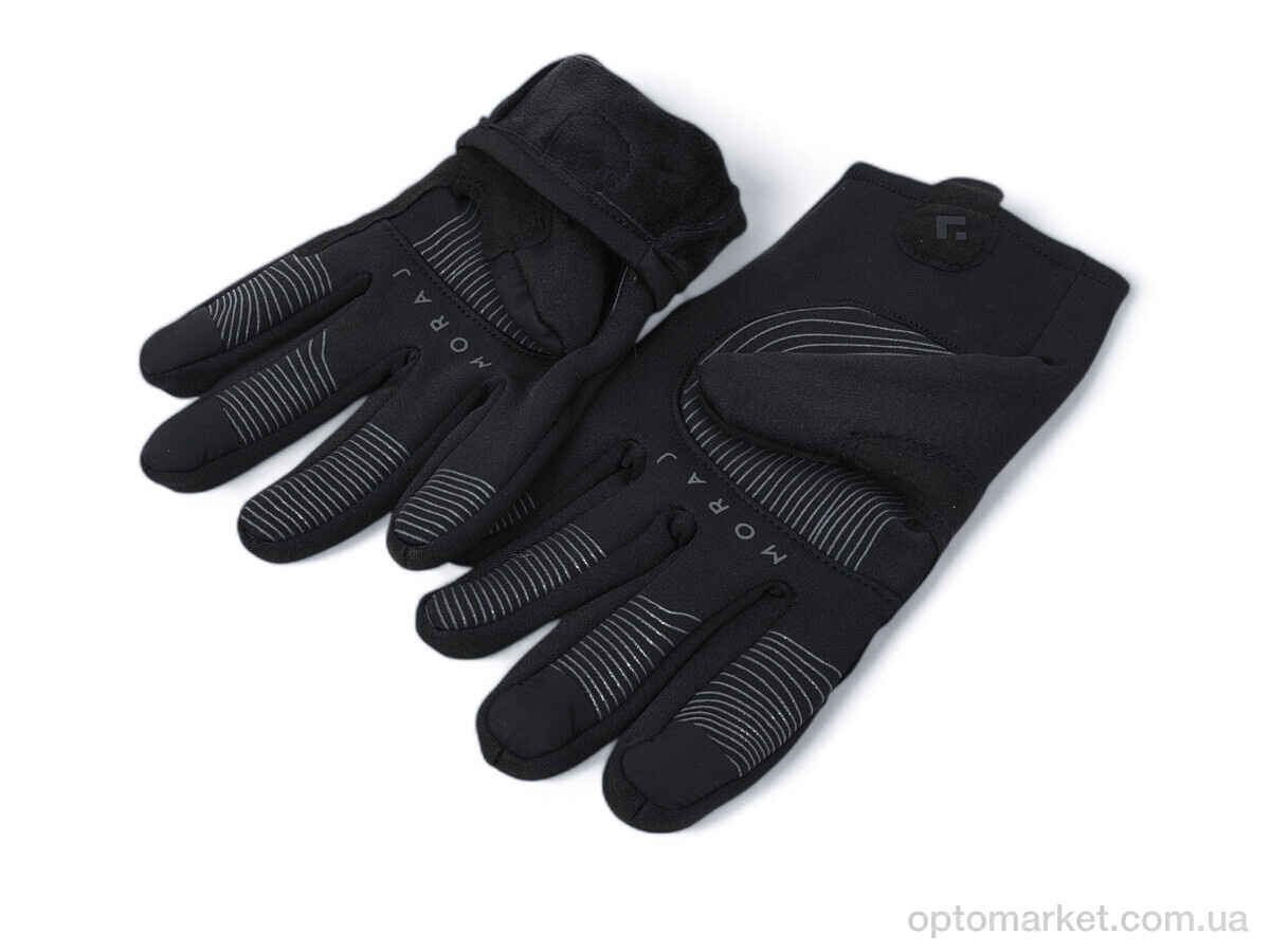 Купить Рукавички чоловічі YD60 black фліс Rubi чорний, фото 2